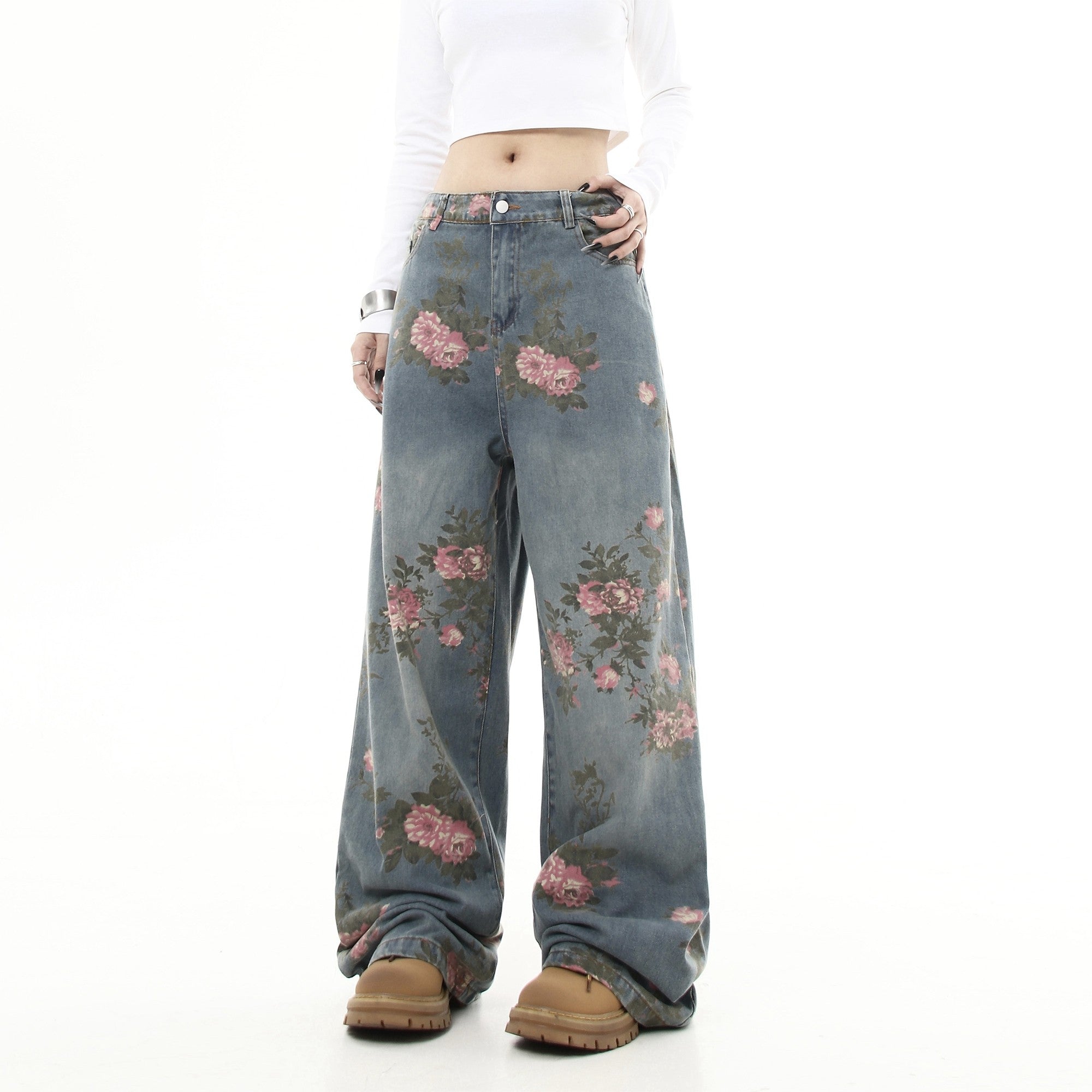 &quot;Floral&quot; Denim