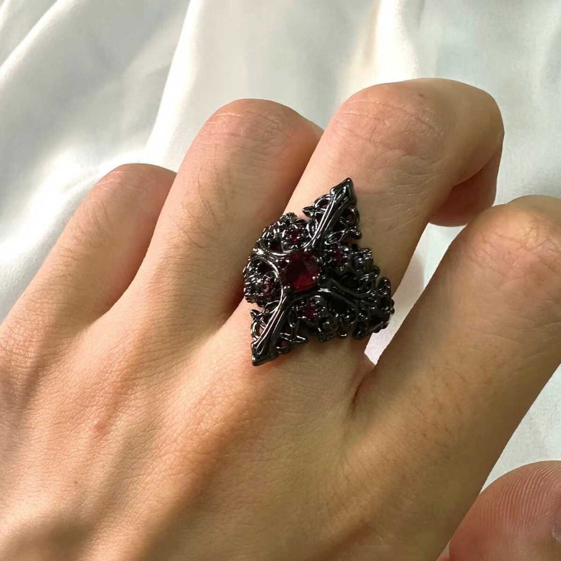 &quot;Red Stone&quot; Ring