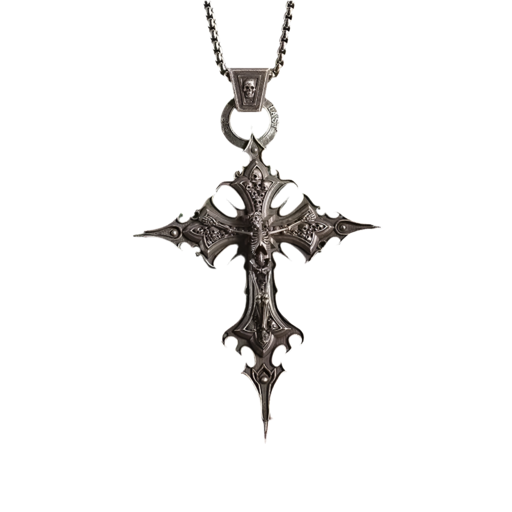 &quot;Skeleton Cross&quot; Necklace