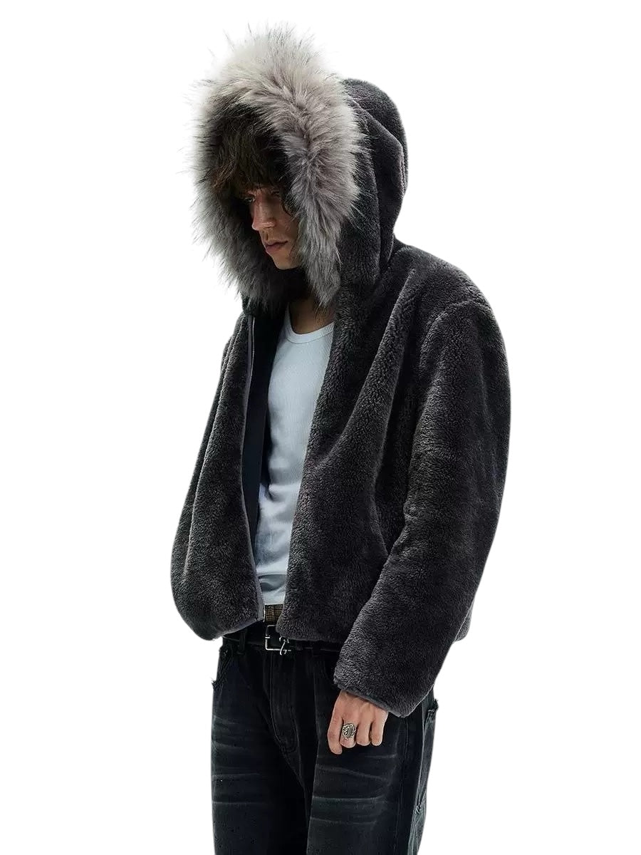 &quot;Darkfog Fur Collar&quot; Hoodie